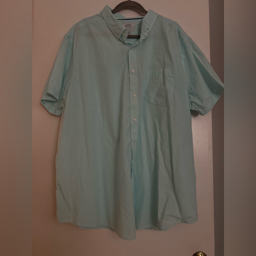 Croft & Barrow Men's Teal Button Down Shirt